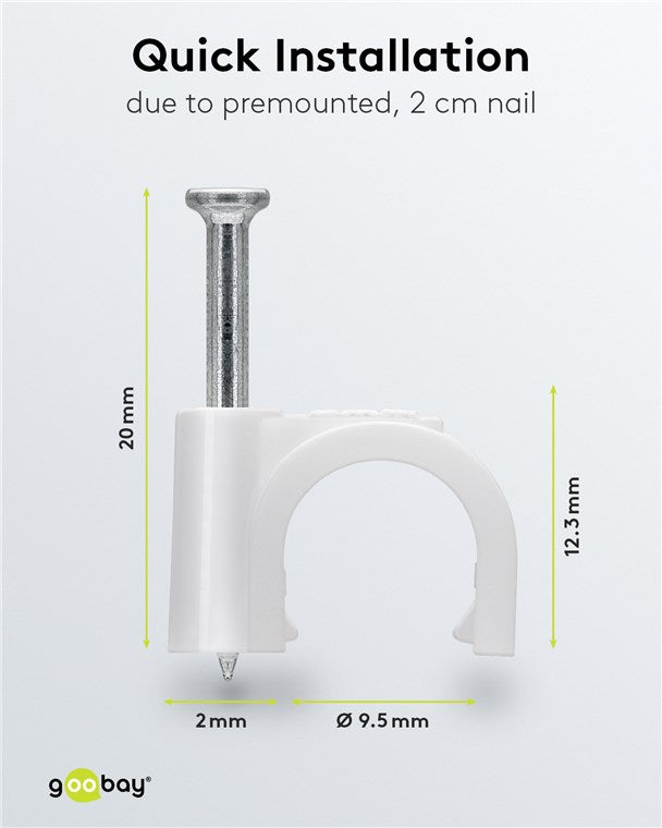 Kabelklemmen, 100 stuks