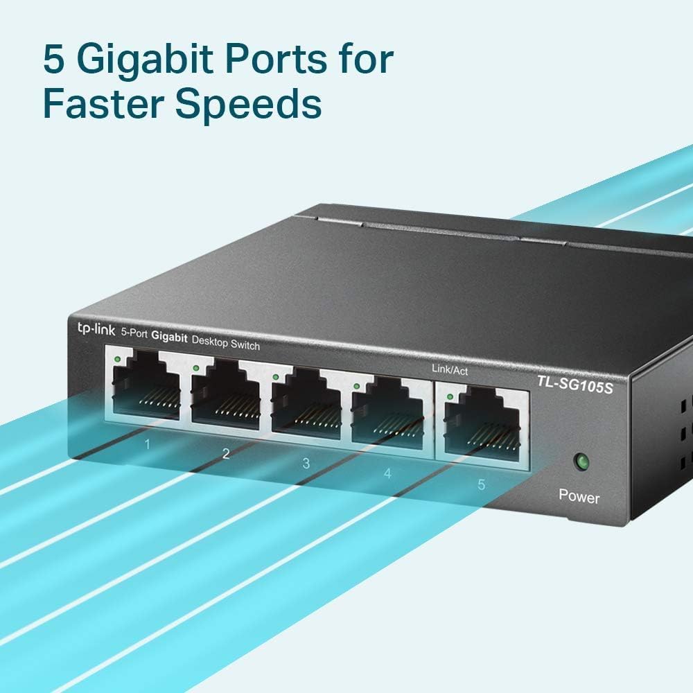 TP-Link TL-SG105S - switch - 5-poorts - Gigabit