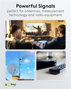 Coaxkabel, dubbel afgeschermd, RG-58