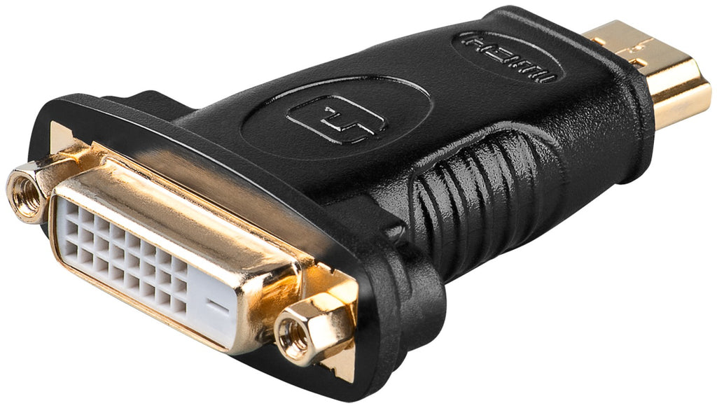HDMI/DVI-D-adapter - HDMI-stekker (type A) > DVI-D-bus Dual-Link (24+1 pin)