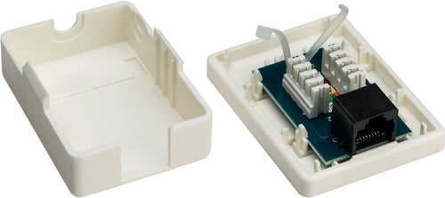 Greluma Cat6 Ethernet Aansluitdoos – Punch-down Type, Geschikt Voor Cat5e/Cat6/Cat7, 23-26 AWG – Stabiele Netwerkverbinding Zonder Connectoren