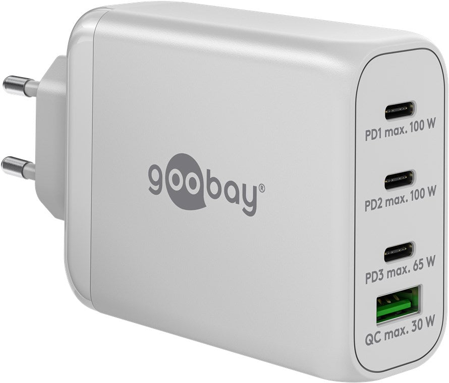 USB-C™ PD GaN Multiport Snellader (100 W)