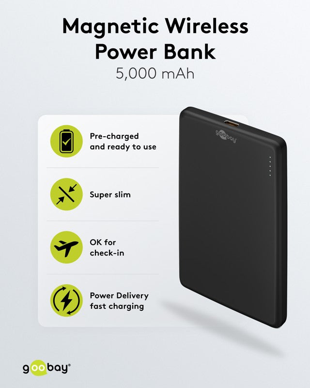 Magnetische Draadloze Powerbank 5.000 mAh – 20W
