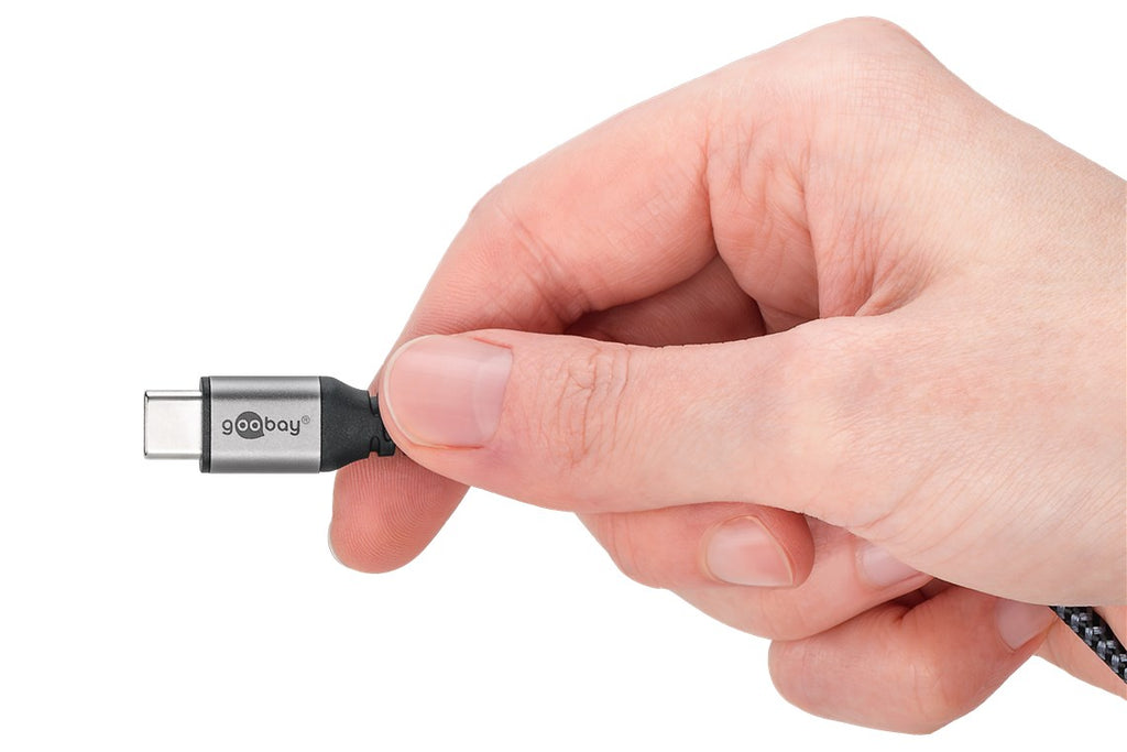 USB-C naar USB-C Gevlochten Textielkabel