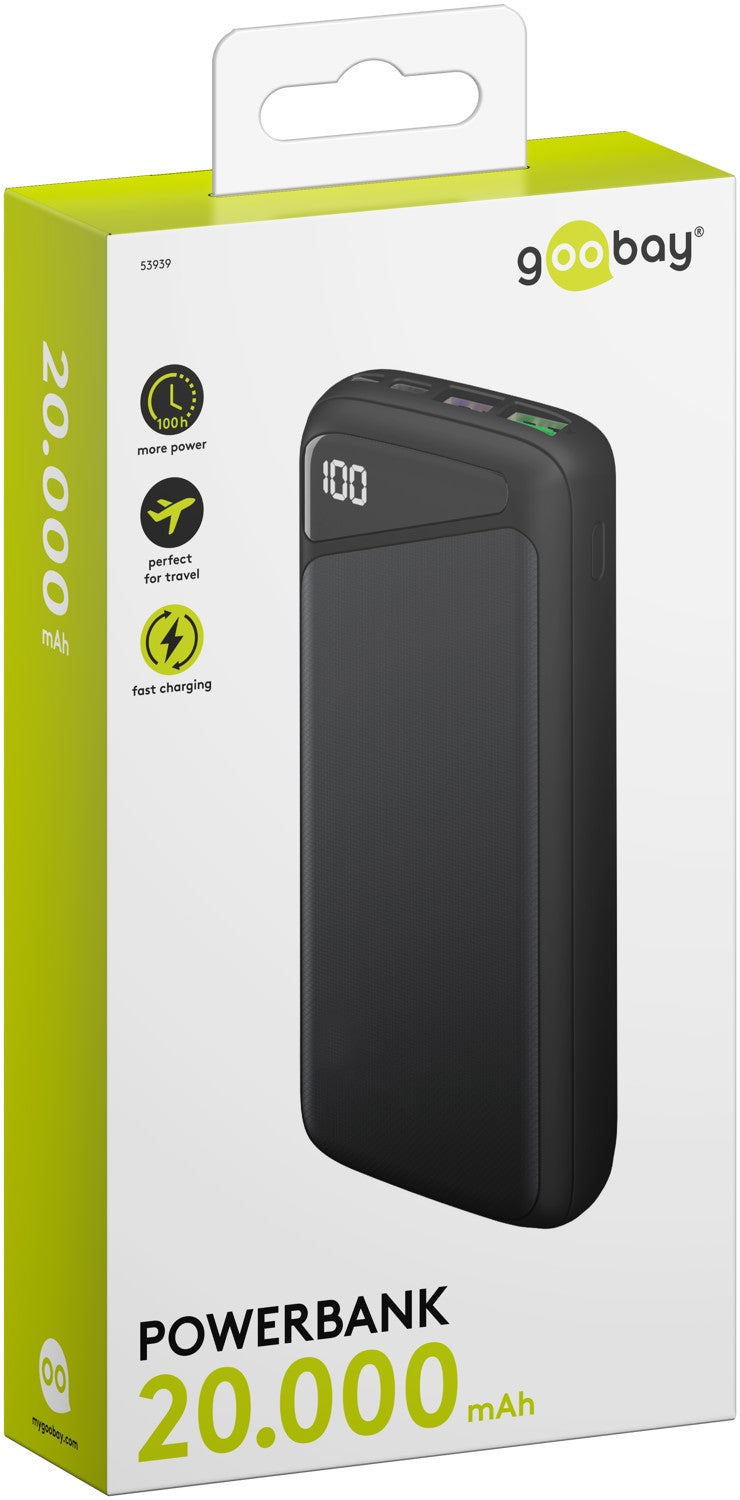 Powerbank Snellader - 20.000 mAh - Power Delivery