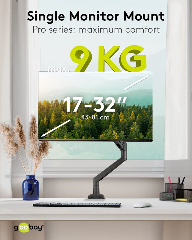 Monitorbeugel met gasveer