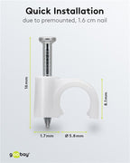 Kabelklemmen, 100 stuks