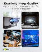 DisplayPort‑naar‑HDMI‑kabel, 4K @ 30 Hz