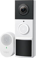 TP-Link Tapo D210 Slimme Video Deurbel – Draadloos – 2K – Inclusief Chime