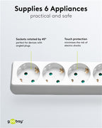 Stekkerdoos 6-voudig