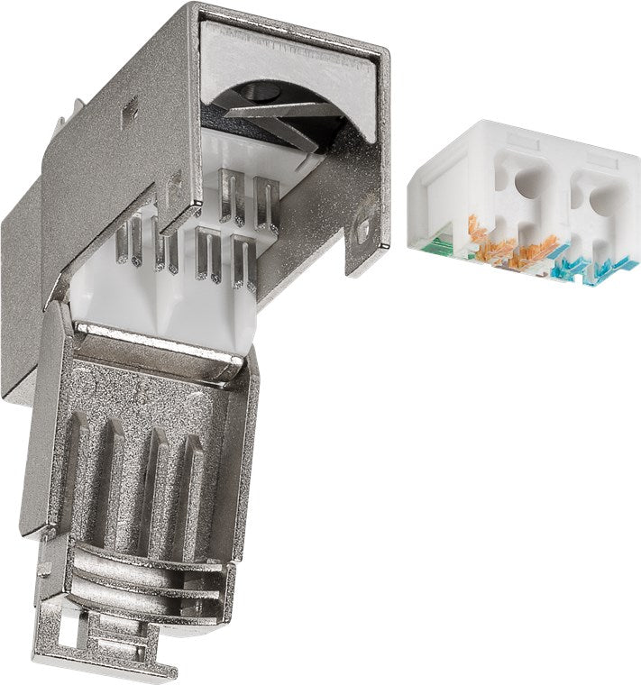Keystone module RJ45 CAT 6, STP, 250 MHz, Krokodil-type
