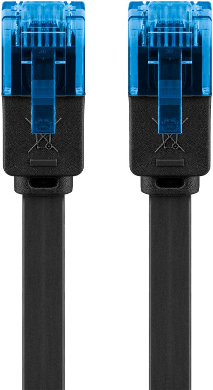 Platte CAT 6A netwerkkabel, U/UTP