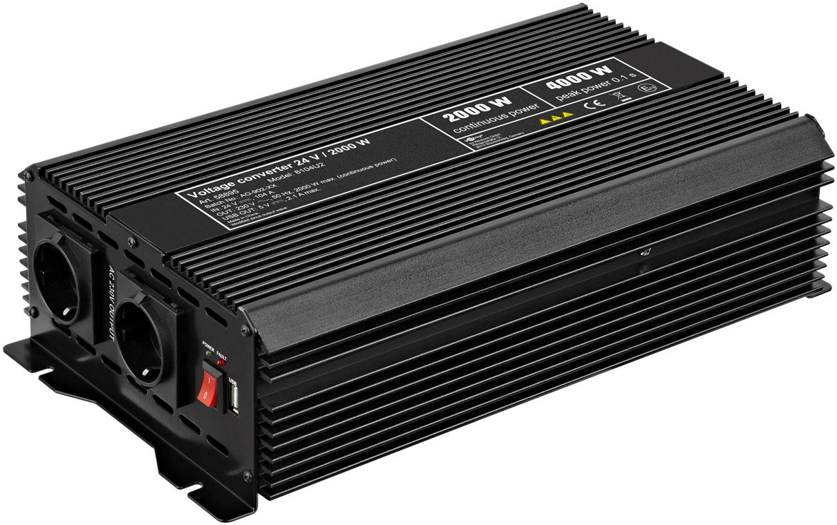 Spanningsomvormer DC/AC USB