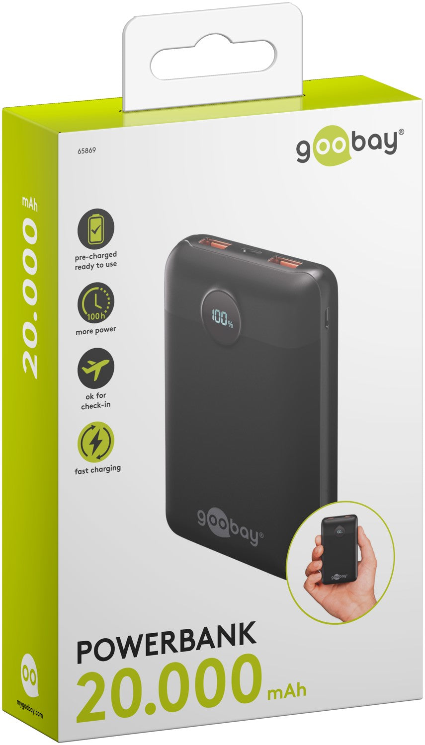 Powerbank Compact - 20.000 mAh