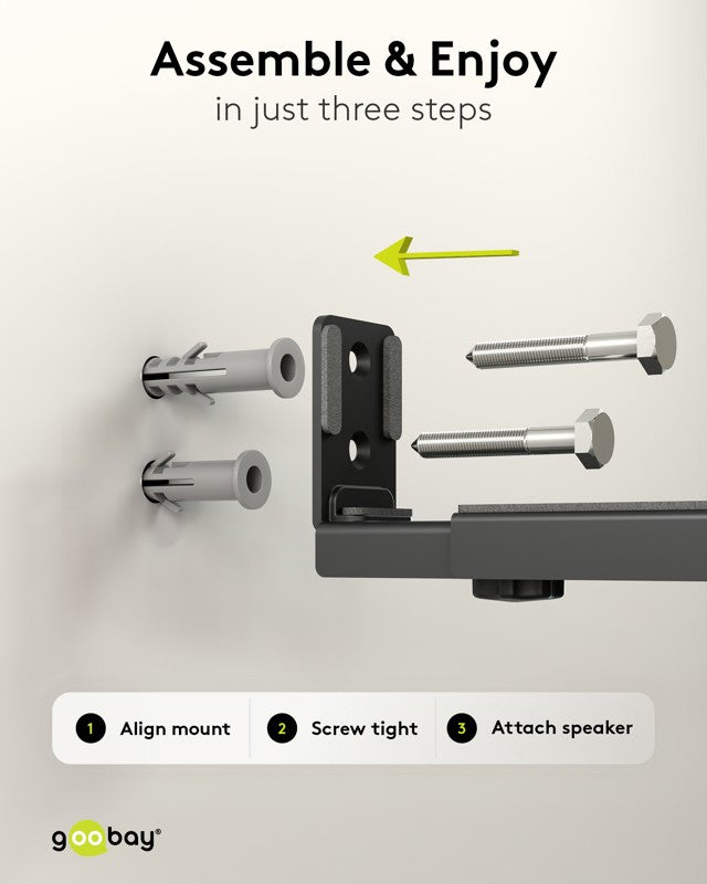 Goobay - Universele Soundbar Wandbeugel