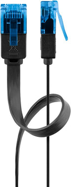 Platte CAT 6A netwerkkabel, U/UTP