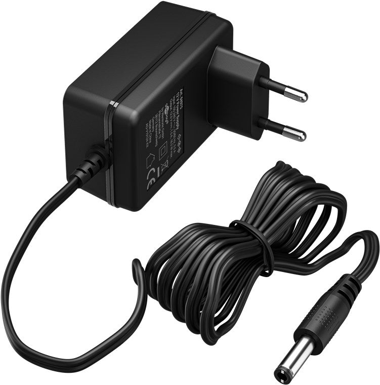 Goobay 12V Voedingsadapter (18W / 1.5A) – 5.5 mm x 2.1 mm DC Plug