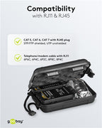 Set voor netwerkkabeltester, CAT 5, CAT 6, CAT 7 en ISDN