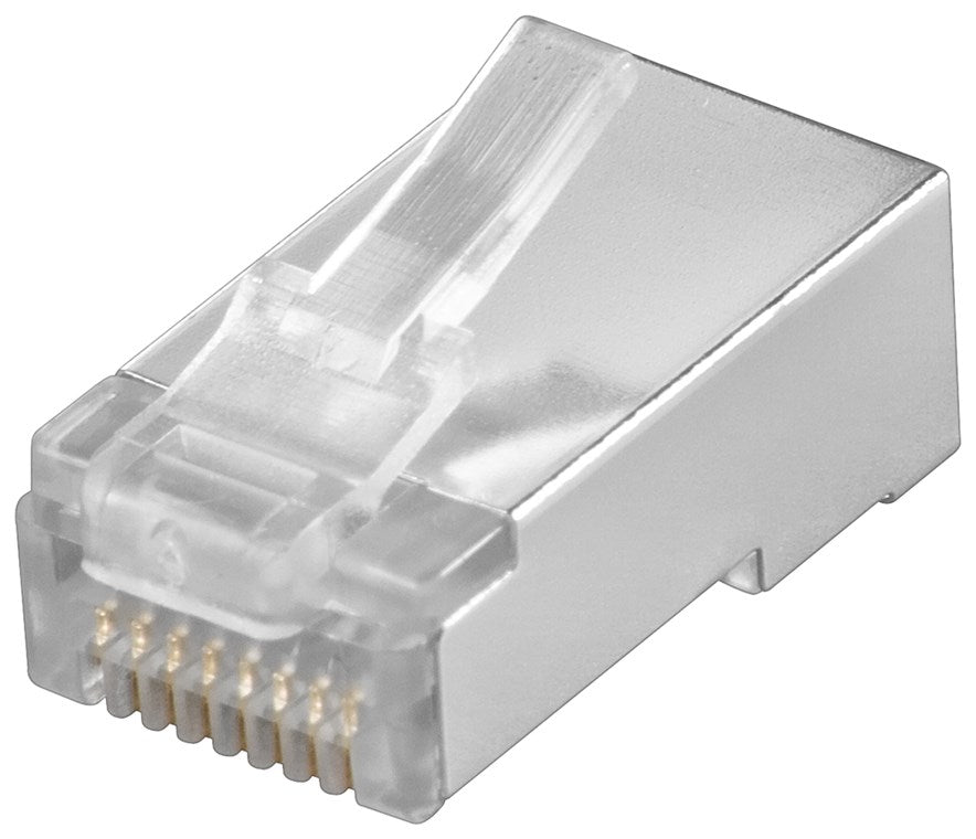 RJ45 afgeschermde stekker, CAT 5e STP (10 stuks)