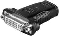HDMI/DVI-I-adapter - HDMI-bus (Type A) > DVI-D-bus Single-Link (18+1 pin)