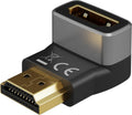 HDMI haakse 270° adapter - 8K / 60 Hz, 48 Gbit/s