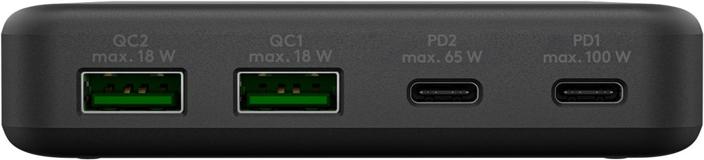 USB-C™ PD GaN Multiport Desktop Charger (100 W) zwart