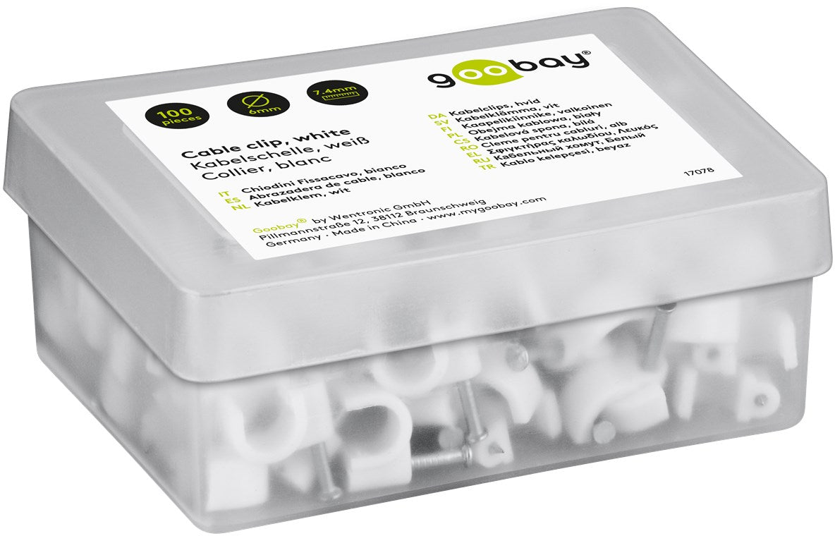 Kabelklemmen, 100 stuks