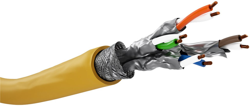 GHMT-gecertificeerd CAT 8.1 netwerkkabel, S/FTP (PiMF), CU