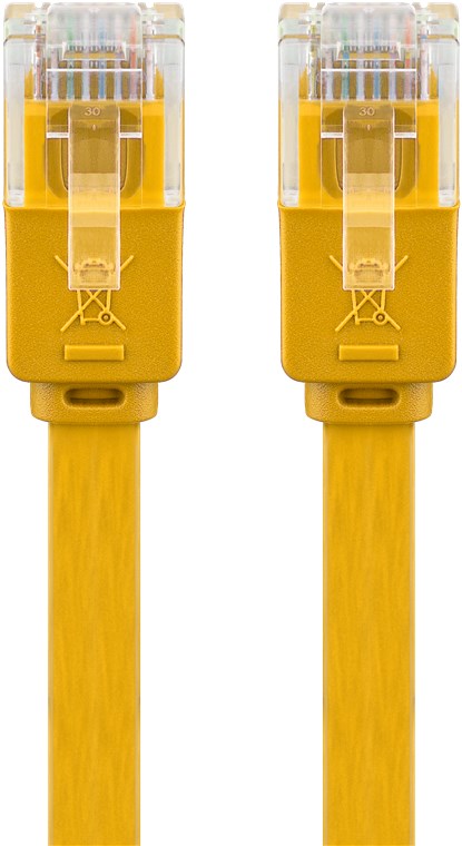 Platte CAT 6 netwerkkabel, U/UTP