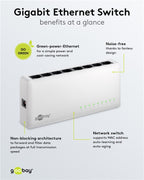 8-Poorts Gigabit Ethernet Switch