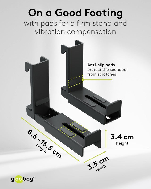 Goobay - Universele Soundbar + TV-Beugel