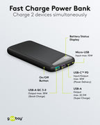 Fast Charge Powerbank 10.000 mAh met Power Delivery