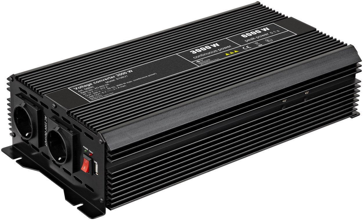 Spanningsomvormer DC/AC USB