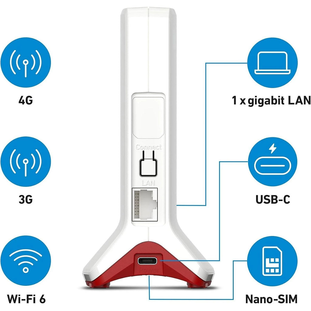 FRITZ!Box 6825 - 4G/LTE Router - Wi-Fi 4
