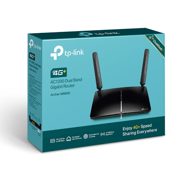 TP-Link Archer MR600 - router - 4G+ Cat6 - Wi-Fi 5 - AC1200 - dual-band