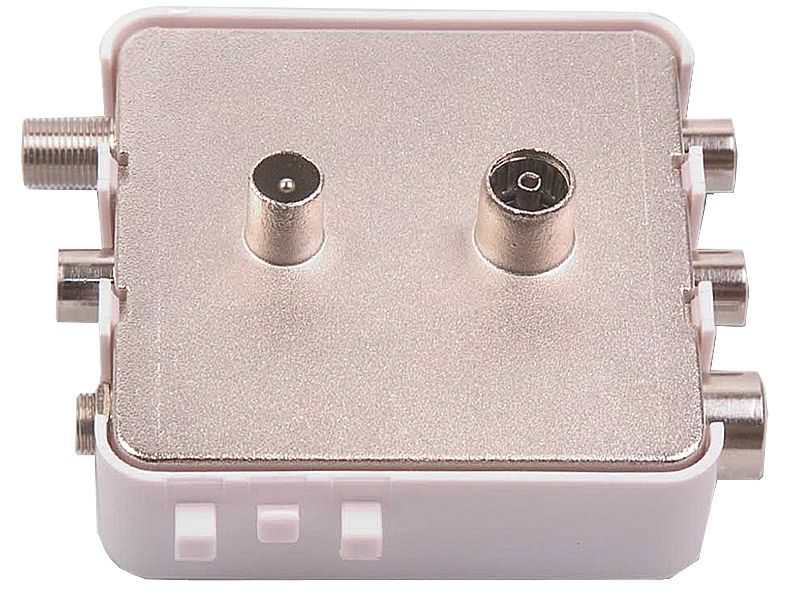 Coaxversterker 4x uitgangen tot 4 dB, geschikt voor interactieve TV (BDA-02-A) - Technetix