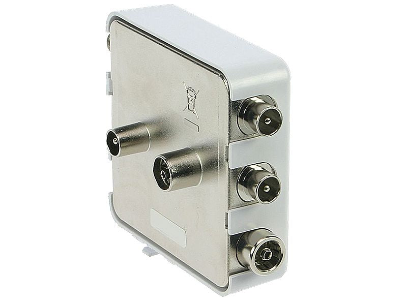 Coaxversterker 4x uitgangen tot 4 dB, geschikt voor interactieve TV (BDA-02-A) - Technetix