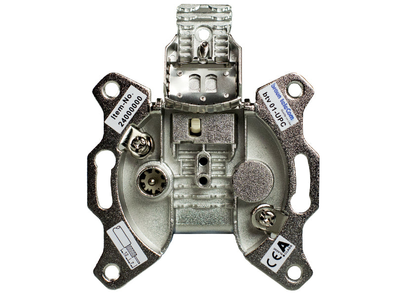 Wandcontactdoos Coax eengats, 2 GHz, opbouw/inbouw (BTV 01 SET) - Braun Telecom