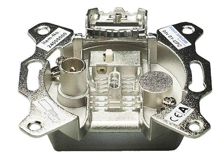 Wandcontactdoos Coax eengats, 2 GHz, opbouw/inbouw (BTV 01 SET) - Braun Telecom