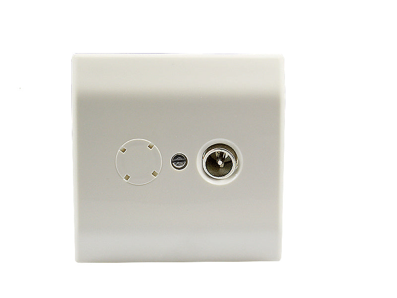 Wandcontactdoos Coax eengats (uitbreidbaar) - Technetix