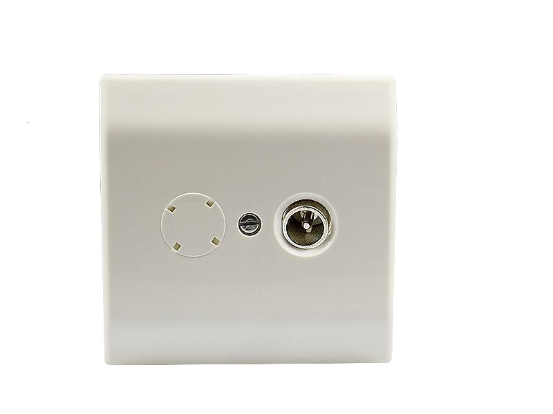 Wandcontactdoos Coax eengats (uitbreidbaar) - Technetix