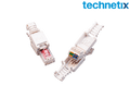 CAT 6A RJ45 "snap-on" connector, 2 stuks - Technetix