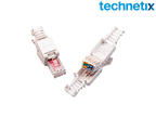 CAT 6A RJ45 "snap-on" connector, 2 stuks - Technetix