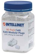 Intellinet RJ45 Connectoren Cat.6 UTP (Massieve Aders) – 90 Stuks