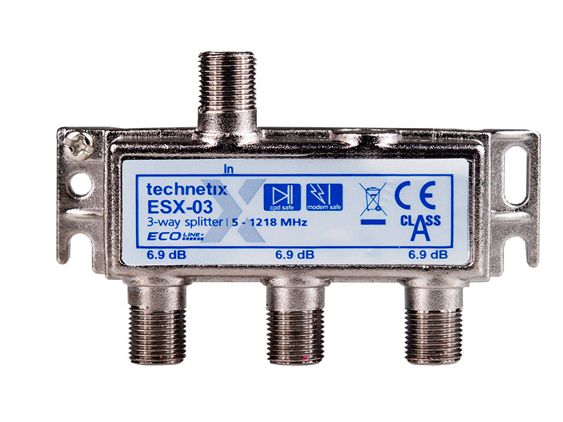 Drievoudige verdeler 5-1218 MHz (ESX-03+/N) - Technetix
