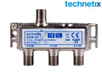Drievoudige verdeler 5-1218 MHz (ESX-03+/N) - Technetix