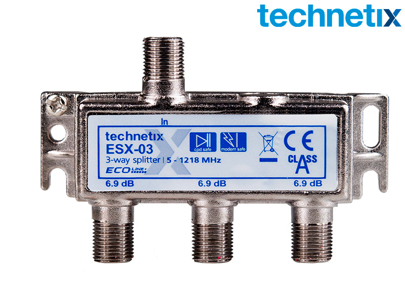 Drievoudige verdeler 5-1218 MHz (ESX-03+/N) - Technetix