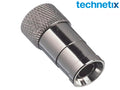 Coaxconnector F-male "Easy Fit" - Technetix