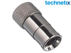 Coaxconnector F-male "Easy Fit" - Technetix