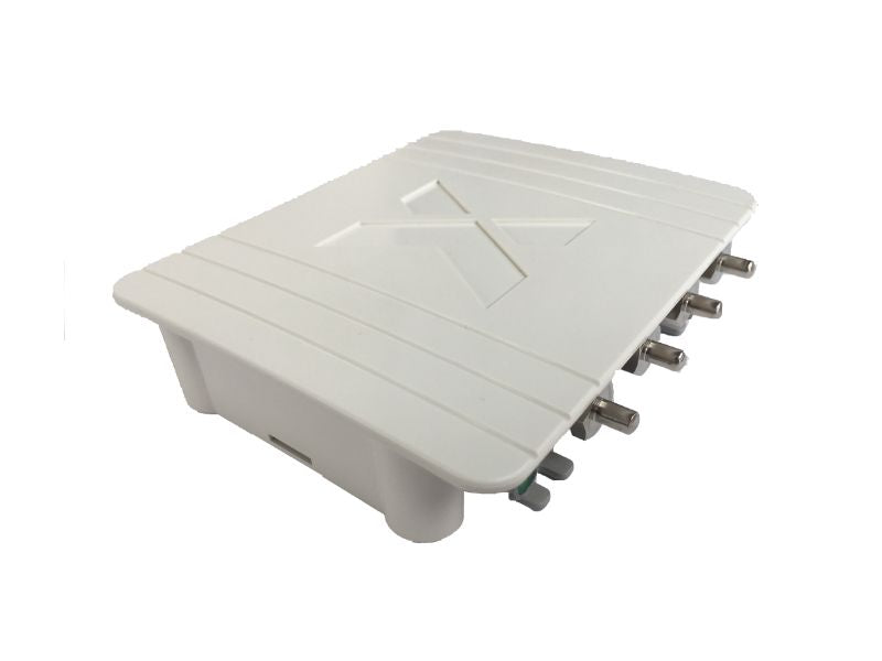 Coaxversterker 4x uitgangen tot 8 dB, geschikt voor interactieve TV (FRA75xS) - Technetix